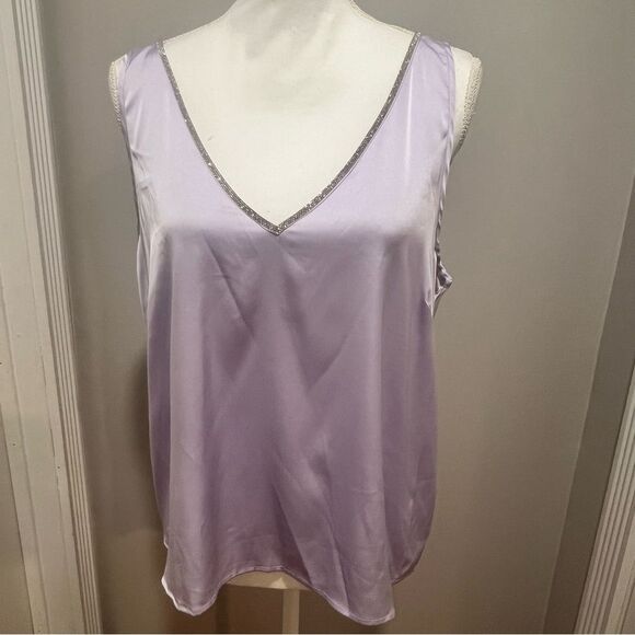 NWT Generation love Christie Crystal Tank size large in lilac - Picture 3 of 11